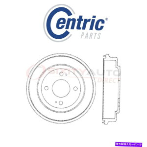 Brake Drum 1992N2000N̒Su[Lhz_VrbN1.5L 1.6L L4-u[L~ha Centric Brake Drum for 1992-2000 Honda Civic 1.5L 1.6L L4 - Braking Stopping ha