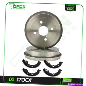 Brake Drum Au[LhZ~bNu[LV[YtBbg2000-2002 2003 2004 2005g^GR[ REAR Brake Drum & Ceramic Brake Shoes Fits 2000-2002 2003 2004 2005 Toyota Echo