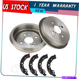 Brake Drum 2000-2002 2003 2004 2005g^GR[̃A\bhu[Lh +Z~bNV[Y REAR Solid Brake Drums + Ceramic Shoes for 2000-2002 2003 2004 2005 Toyota Echo