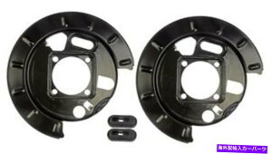 Brake Drum GMC̃[RV{[Vo[hAfBXNu[L_XgV[hyA12472851 For GMC Yukon Chevrolet Silverado Rear Disc Brake Dust Shield Pair 12472851