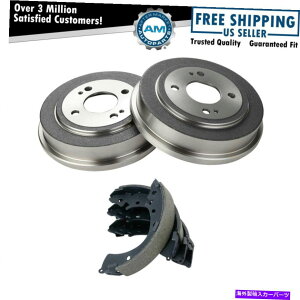 Brake Drum Au[LV[Y2̃hlhERHLbĝ߂̉ERHLbgVrbNtBbg Rear Brake Shoes & 2 Drums Left LH & Right RH Kit for Honda Accord Civic Fit