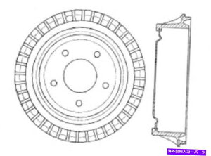 Brake Drum S123.62028 91-96JvXR}[VV[Vpu[Lh Centric Parts 123.62028 Brake Drum For 91-96 Caprice Commercial Chassis