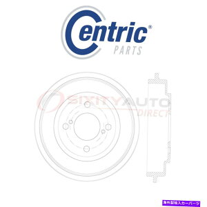Brake Drum 2015-2018の中心ブレーキドラムホンダフィット1.5L L4-ブレーキ停止ff Centric Brake Drum for 2015-2018 Honda Fit 1.5L L4 - Braking Stopping ff