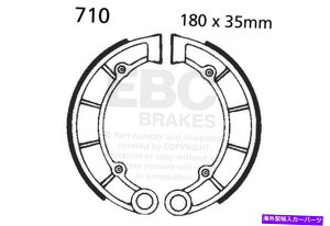 Brake Drum EBCI[goCu[L710v[I[goCpu[LV[Y EBC Motorcycle Brakes 710 Plain Motorcycle Replacement Brake Shoes