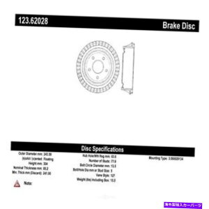 Brake Drum u[LhAZgbN123.62028tBbg91-94V{[JvX Brake Drum Rear Centric 123.62028 fits 91-94 Chevrolet Caprice