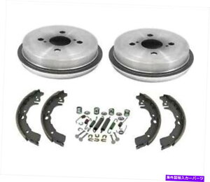 Brake Drum 2000N2005Ñg^GR[̃Au[LhV[Yu[LXvOXLbg Rear Brake Drums & Shoes & Brake Springs Kit for 2000-2005 Toyota Echo