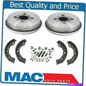 Brake Drum 2000-2005g^GR[i2jAu[LhƃV[Yu[LXvOX Fits 2000-2005 Toyota Echo (2) Rear Brake Drums and Shoes & Brake Springs
