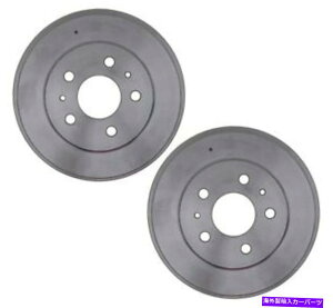 Brake Drum �t�H�[�h�t�H�[�J�X2012-2018�̂��߂�2�̃��A�u���[�L�h����Acdelco�̐V�����y�A�Z�b�g NEW Pair Set of 2 Rear Brake Drums ACDelco For Ford Focus 2012-2018�y���s�A���i�z