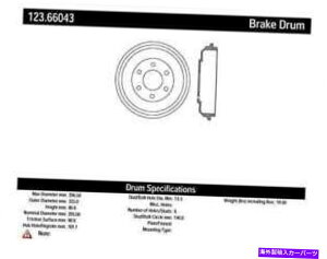 Brake Drum u[Lh-C-TEKWD㕔S123.66040 Brake Drum-C-TEK Standard Preferred Rear Centric 123.66040