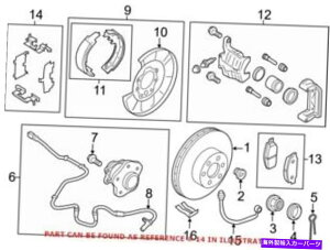 Brake Drum YD40801LB0Ap̖{OEMfBXNu[Ln[hEFALbg Genuine OEM Disc Brake Hardware Kit for Nissan D40801LB0A