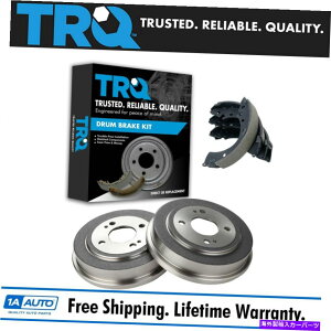 Brake Drum TRQAu[LV[Y2̃hlHERHLbgz_AR[hVrbNtBbg TRQ Rear Brake Shoes & 2 Drums Left LH & Right RH Kit for Honda Accord Civic Fit
