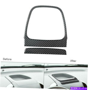 trim panel 2PCS�J�[�{���t�@�C�o�[�R���\�[���X�g���[�W�{�b�N�X�p�l���J�o�[�V�{���[�\�j�b�N12-16�p�̃g���� 2Pcs Carbon Fiber Console Storage Box Panel Cover Trim For Chevrolet Sonic 12-16�y���s�A���i�z