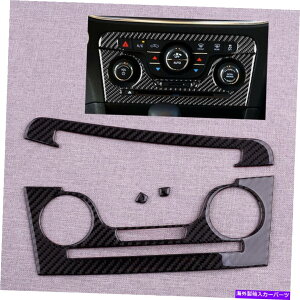 trim panel J[{t@Co[R\[WIAC CDplJo[_bW`[W[2011-14ɓKĂ܂ Carbon Fiber Console Radio AC CD Panel Cover Trim Fit For Dodge Charger 2011-14