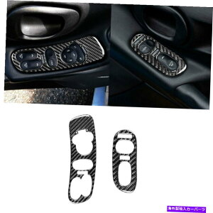 trim panel 2PCSJ[{t@Co[EBhEtgXCb`plRxbgC5 1998-2004^CvB̃g 2Pcs Carbon Fiber Window Lift Switch Panel Trim For Corvette C5 1998-2004 Type B
