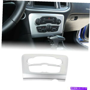 trim panel hbW`[W[p̃GARXCb`plJo[gx[2015-2020XCo[ Air Conditioner Switch Panel Cover Trim Bezel for Dodge Charger 2015-2020 Sliver