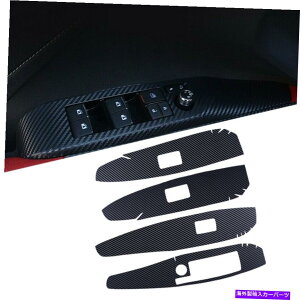 trim panel EBhEtgXCb`plJo[XebJ[g^J18-20ɓKĂ܂ Window Lift Switch Panel Cover Sticker Decor Fit for Toyota Camry 18-20