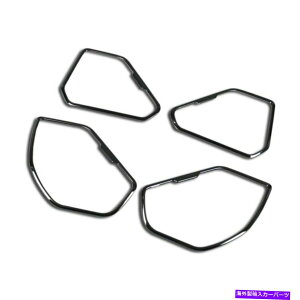trim panel �h�A�X�s�[�J�[�T�E���h�p�l���J�o�[�g�����t�B�b�g�g���^RAV4 2019 2020�u���b�N Door Speaker Sound Panel Cover Trims Fit Toyota RAV4 2019 2020 Black�y���s�A���i�z