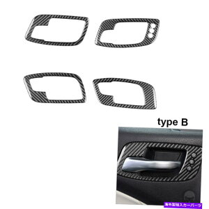 trim panel 4PCSJ[{t@Co[hAnhplJo[_bW[d2015-2020̃g 4Pcs Carbon Fiber Door Handle Panel Cover Trim For Dodge Charger 2015-2020