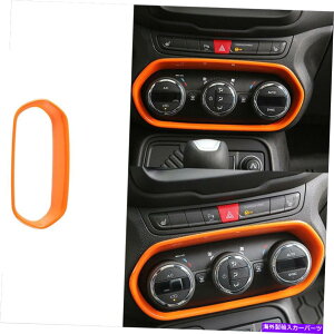 trim panel �����R���\�[��AC�X�C�b�`�p�l���g�����W�[�v���l�Q�[�h2015-2017 ABS�I�����W Central Console AC Switch Panel Trim 1pc For Jeep Renegade 2015-2017 ABS Orange�y���s�A���i�z