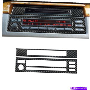 trim panel BMW X5 2000-06�J�[�{���t�@�C�o�[�Z���^�[�R���\�[��CD�R���g���[���p�l���J�o�[�g�����p2PCS 2Pcs For BMW X5 2000-06 Carbon Fiber Center Console CD Control Panel Cover Trim�y���s�A���i�z