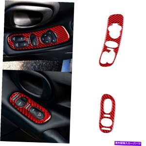trim panel �V�{���[�R���x�b�gC5 98-04�^�C�vB�̃��b�h�J�[�{���t�@�C�o�[�E�B���h�E�X�C�b�`�p�l���g���� Red Carbon Fiber Window Switch Panel Trim For Chevrolet Corvette C5 98-04 Type B�y���s�A���i�z