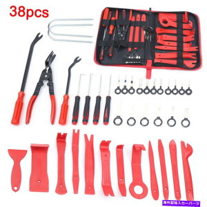 trim panel 38PCS�J�[�g���������c�[�����W�I�n���h�v���C�p�l���h�A�C���e���A�N���b�v���^�� 38Pcs Car Trim Removal Tool Radio Hand Pry Panel Door Interior Clip Metal�y���s�A���i�z