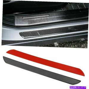 trim panel J[{t@Co[hAVv[gplK[hveN^[AEfBz_tH[h̃g Carbon Fiber Car Door Sill Plate Panel Guard Protector Trims For Audi Honda Ford