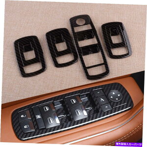 trim panel �J�[�{���t�@�C�o�[�X�^�C���̃E�B���h�E���t�g�X�C�b�`�p�l���J�o�[�g�����}�Z���e�B���o���e�ɓK���Ă��܂� Carbon Fiber Style Window Lift Switch Panel Cover Trim Fit For Maserati Levante�y���s�A