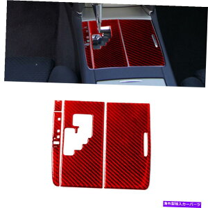 trim panel �g���^�J������4PCS07-11���b�h�J�[�{���t�@�C�o�[�R���\�[���M�A�V�t�g�p�l���J�o�[�g���� 4Pcs For Toyota Camry 07-11 Red Carbon Fiber Console Gear Shift Panel Cover Trim