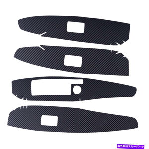 trim panel EBhEtgXCb`plJo[XebJ[g^J2018-2020ɓKĂ܂ Window Lift Switch Panel Cover Sticker Decor Fit for Toyota Camry 2018-2020