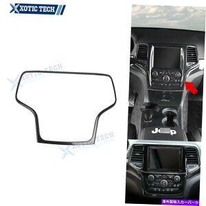 trim panel ̃_bV{[hirQ[VʃI[o[CW[vOh`FL[14+̃g Inner Dashboard Navigation Screen Overlay Decor Trim For Jeep Grand Cherokee 14+