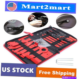 trim panel 38PCS�J�[�g���������c�[���Z�b�g���W�I�n���h�v���C�p�l���h�A�C���e���A�N���b�v���^��US US 38Pcs Car Trim Removal Tool Set Radio Hand Pry Panel Door Interior Clip Metal US�y���s�A���i�z