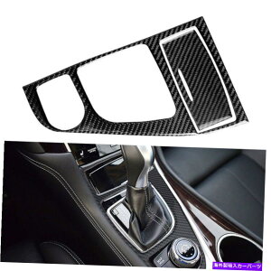 trim panel �J�[�{���t�@�C�o�[�R���\�[���M�A�V�t�g�{�b�N�X�p�l���J�o�[�C���t�B�j�e�BQ50 Q60 14-19�̂��߂̃g���� Carbon Fiber Console Gear Shift Box Panel Cover Trim For Infiniti Q50 Q60 14-19�y���s�A���i�z
