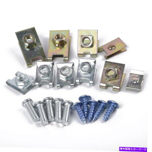 trim panel 100pcs~bNXt@Xi[J[{fBhAplgŒlWU^CvNbvLbg 100Pcs Mix Auto Fasteners Car Body Door Panel Trim Fixed Screw U-Type Clips Kit