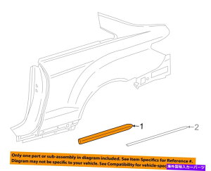 trim panel ZfXOEM E350GNXeAglpl{fBTCh[fBO2076980162 MERCEDES OEM E350 EXTERIOR TRIM-QUARTER PANEL-Body Side Molding Left 2076980162