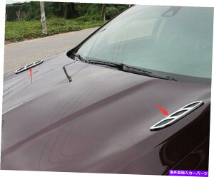 trim panel NGWxgOJ[MKC 2015-2018̃NGWOXN[vJo[pl Chrome Engine Vent Grill Louvered Scoop Cover Panel For Lincoln MKC 2015-2018