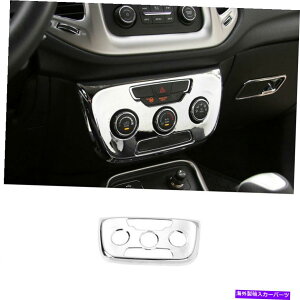 trim panel �W�[�v�R���p�X2017-2020�Z���g�����R���\�[��AC�X�C�b�`�p�l���g����ABS�N���[���ɓK�� Fit For Jeep Compass 2017-2020 Central Console AC Switch Panel Trim ABS Chrome�y���s�A���i�z