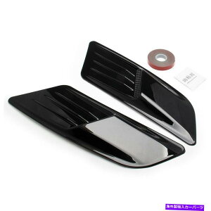 trim panel hGAt[zCpplg2xcart[hxg[o[XN[vJo[ Waterproof Air Flow Intake Cooling Panel Trim 2xCar Hood Vent Louver Scoop Cover