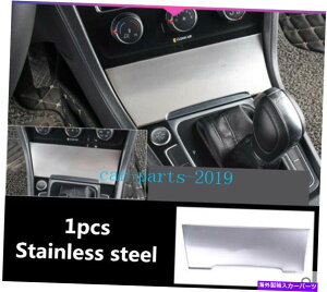 trim panel VW�S���tMK7/7.5 2015-2020�p�V���o�[�X�`�[���C���^�[�M�A�V�t�g�X�g���[�W�g���� Silver Steel Inner Gear Shift Storage Panel Trim For VW Golf MK7/7.5 2015-2020�y���s�A���i�z