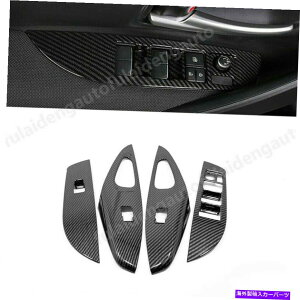trim panel �g���^�J���[��2019-2022�J�[�{���X�^�C���C���e���A�E�B���h�E���t�g�p�l���X�C�b�`�g�����p For Toyota Corolla 2019-2022 Carbon Style Interior Window Lift Panel Switch Trim�y���s�A���i�z