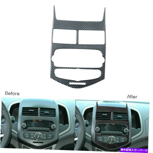 trim panel 2PCS�J�[�{���t�@�C�o�[�Z���g�����R���\�[��CD�p�l���t���[���g�����V�{���[�\�j�b�N12-16 2Pcs Carbon Fiber Central Console CD Panel Frame Trim For Chevrolet Sonic 12-16�y���s�A���i�z