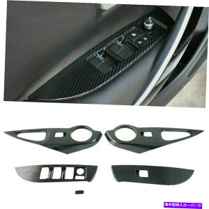 trim panel 11-21W[vOh`FL[̃J[{t@Co[J[EBhEXCb`plJo[g Carbon Fiber Car Window Switch Panel Cover Trim For 11-21 Jeep Grand Cherokee