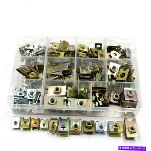 trim panel 150 PCS~bNXJ[{fBhAgplt@Xi[ŒlWU^Cv^Nbv 150 Pcs Mixed Car Body Door Trim Panel Fasteners Fixed Screws U Type Metal Clip