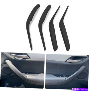 trim panel 2�y�A�̍��E�����h�A�n���h��BMW X1 E84 09-15�p�̃u���b�N�p�l���g���� 2 Pair Left Right Inner Door Handle Pull Black Panel Trim For BMW X1 E84 09-15
