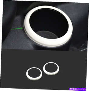 trim panel 2PCSvX`bNAEH[^[Jbvz_[plJo[BMW~jN[p[F55 F56 2PCS White Plastic Rear Water Cup Holder Panel Cover For BMW Mini Cooper F55 F56