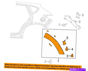 trim panel }c_OEM 16-18 CX-3NH[^[pl - zC[I[vjO[fBOD10E51W60C MAZDA OEM 16-18 CX-3 QUARTER PANEL-Wheel Opening Molding Left D10E51W60C