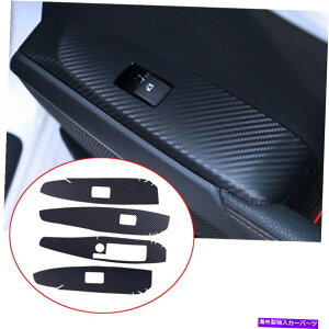 trim panel Ci[EBhEXCb`plJo[XebJ[g^JɓK18-20ubN Inner Window Switch Panel Cover Sticker Decor Fit for Toyota Camry 18-20 Black