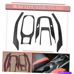 trim panel �g���^�J���[���Z�_���J�[�{���t�@�C�o�[�M�A�p�l���E�H�[�^�[�J�b�v�z���_�[�J�o�[�g�����ɓK���Ă��܂� Fit For Toyota Corolla Sedan Carbon Fiber Gear Panel Water Cup Holder Cover Trim�y���s�A��