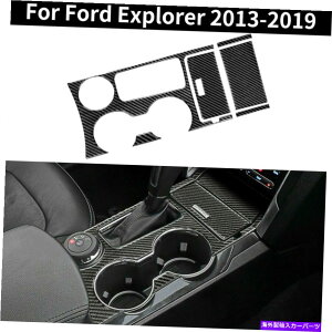 trim panel 6x�J�[�{���t�@�C�o�[�V�t�g�{�b�N�X�p�l���J�o�[�t�H�[�h�G�N�X�v���[���[2013-2019�p�̃g�����L�b�g 6X Carbon Fiber Gear Shift Box Panel Cover Trim Kit For Ford Explorer 2013-2019�y���s�A���i�z