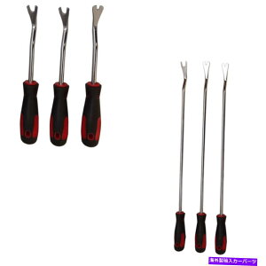 trim panel 6 PC U�X���b�g�h�A�p�l���J�[�g���������N���b�v�X�^�b�h���[���f�B���O�����[�o�[U�m�b�` 6 PC U Slot Door Panel Car Trim Removal Clip Stud Molding Remover U-notched